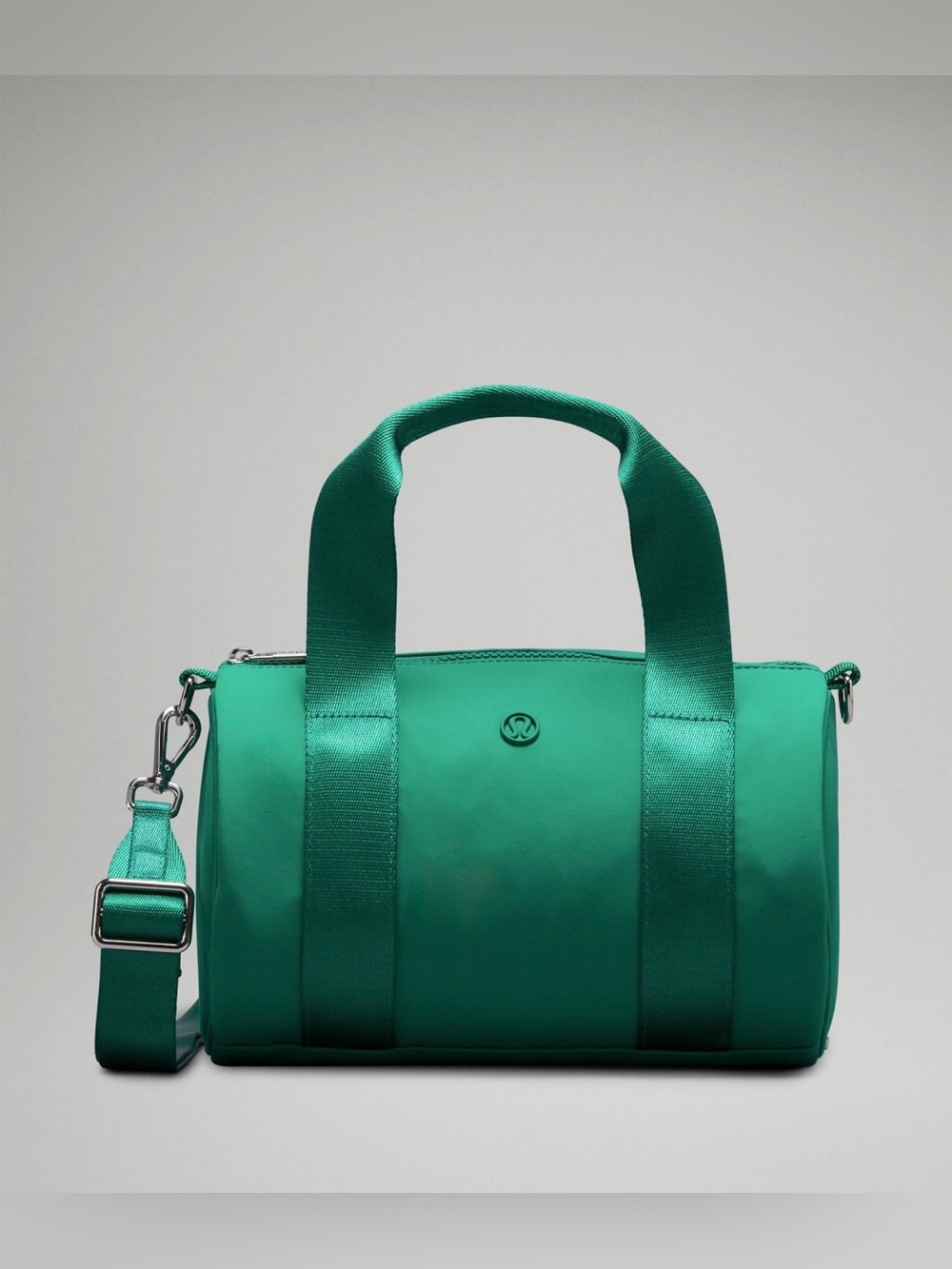 🍋 Lululemon Knit Nylon Mini Barrel Duffle Bag 5L - Cascadia Green